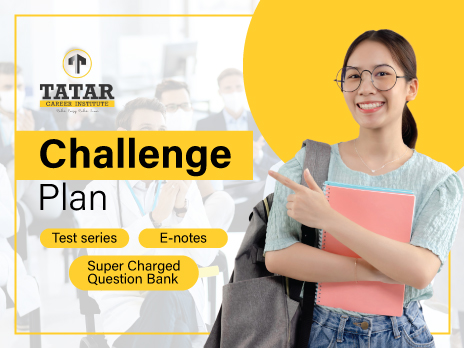 Challenge Plan(Test series + super charged Question bank+e-notes)